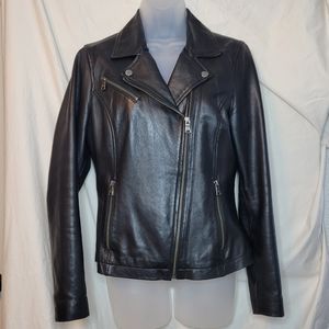 Andrew Marc New York Black Leather Jacket